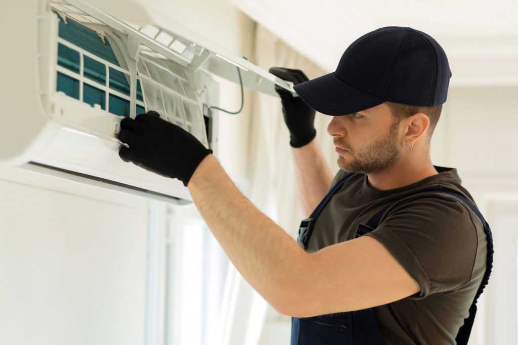 Commercial air conditioning installation project background image Sydney